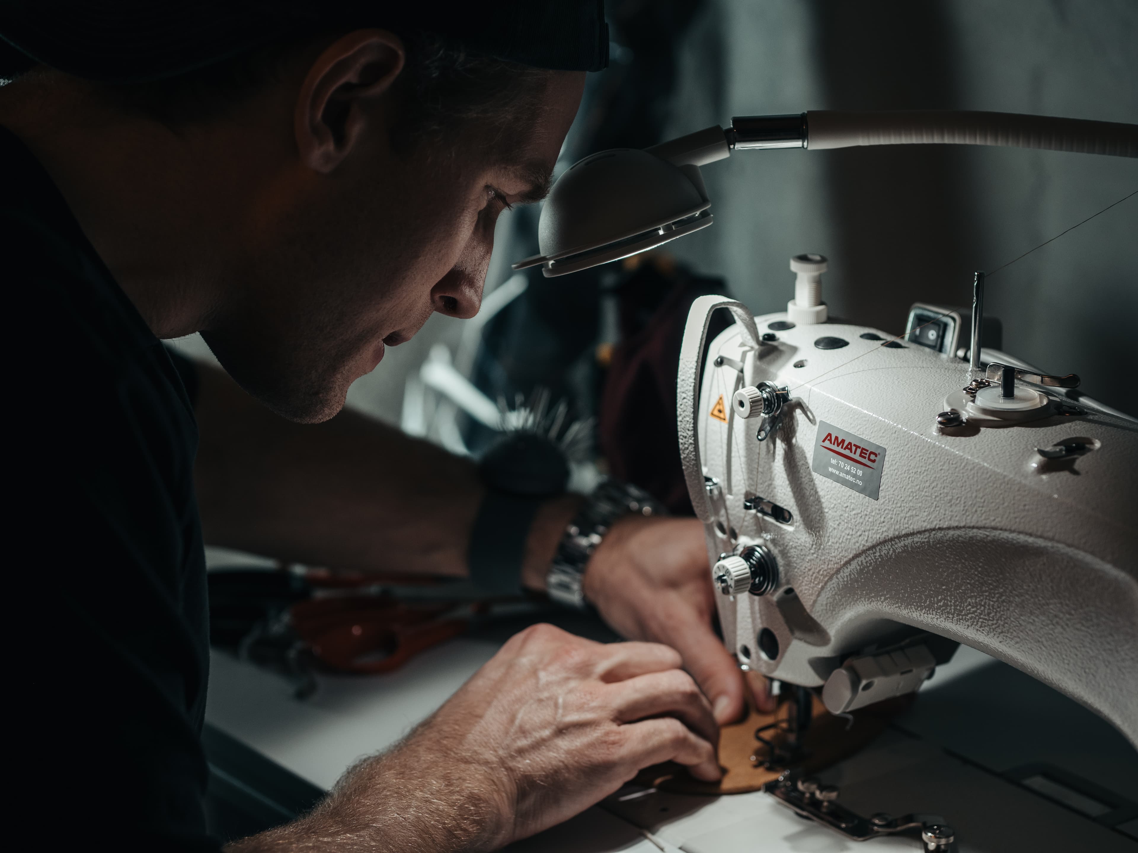 Founder of Varsity headwear sewing cap